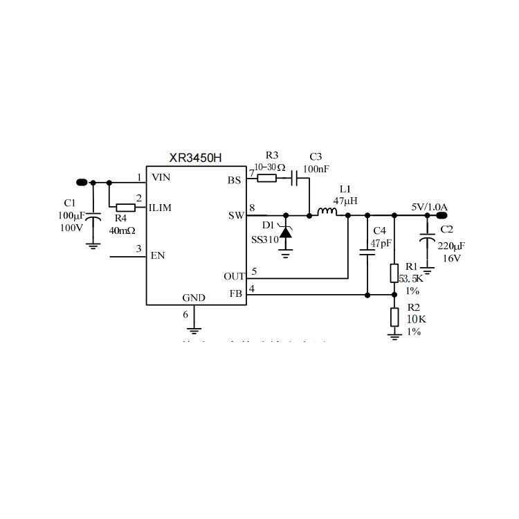 广州XR3450H（DC/DC降压IC）