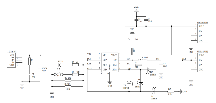 XR3327单节锂电池充放电广州电源管理芯片