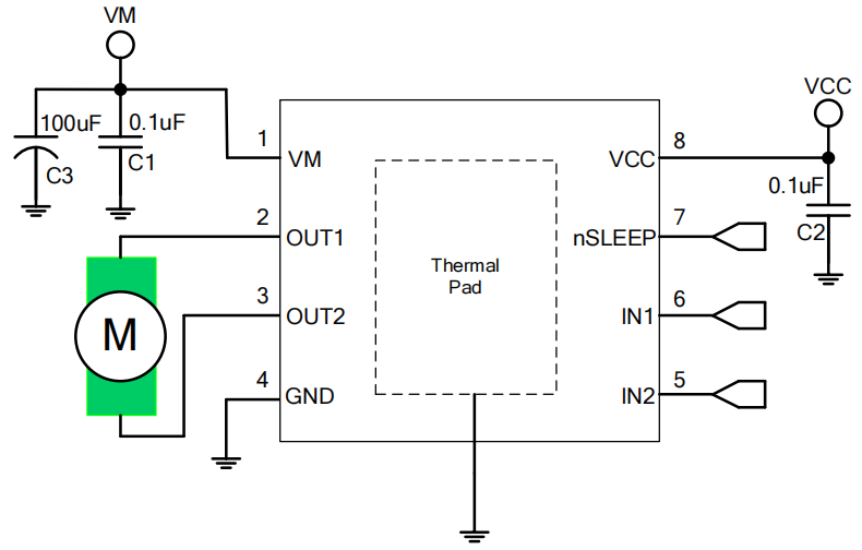 12V广州直流电机驱动芯片 BDR6122F