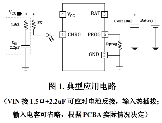 4055H 500mA 广州线性锂离子电池充电器