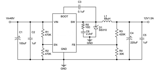 100V的广州异步降压型DC-DC转换器XR3820
