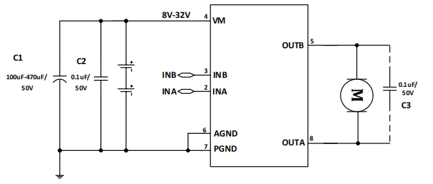MX500HC广州直流风扇摇头电机驱动芯片，32V 0.5A持续电流 直流马达驱动电路