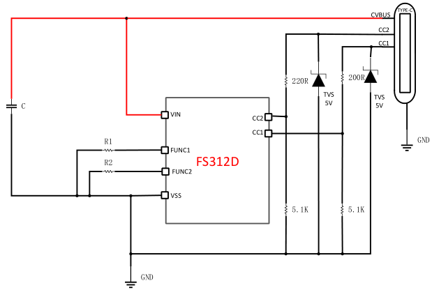 USB Type-C PD3.2快充协议智能触发芯片 广州FS312D