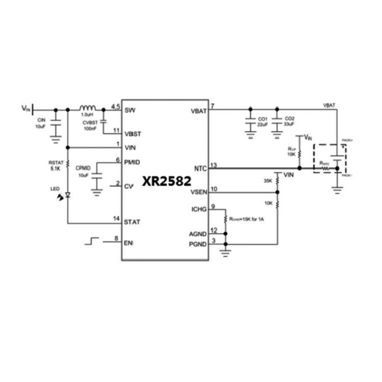 广州XR2582(双节锂电池充电IC）